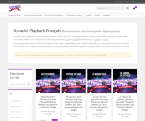 Karaoke-Playback-Francais.com(Des milliers de playbacks français à) Screenshot