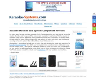 Karaoke-SYstems.com(Karaoke System Component Reviews) Screenshot