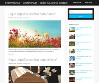 Karaokenet.com.br(Sonhar com) Screenshot