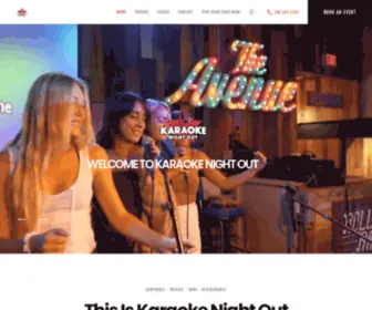 Karaokenightout.com(Karaoke Night Out) Screenshot