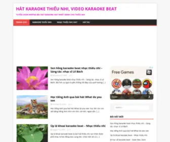 Karaokethieunhi.com(Hát karaoke thiếu nhi) Screenshot