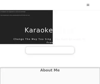 KaraokeWorld.co.in(The Best Karaoke For Free) Screenshot