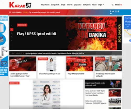 Karar67.com(Karar 67 Zonguldak Haber) Screenshot