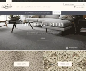 Karastan.com(Fine Carpets and Rugs) Screenshot