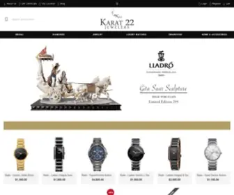 Karat22.com(Diamond Jewelry) Screenshot