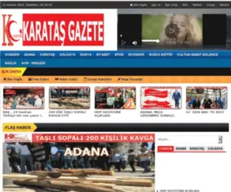 Karatasgazete.com(Adana Karatas Haberleri) Screenshot