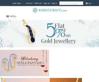 Karatcraft.com(Online jewellery store) Screenshot