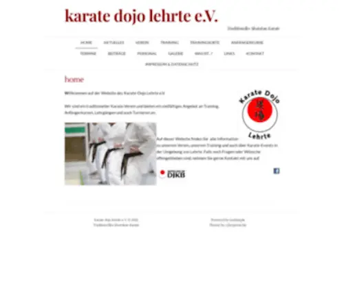 Karate-Dojo-Lehrte.de(Karate dojo lehrte e.V) Screenshot