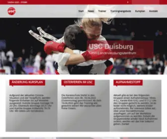Karate-Duisburg.de(Karate Schule USC Duisburg) Screenshot