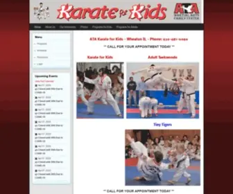 Karate4Kids.org(Karate for Kids) Screenshot