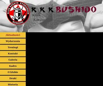 Karatebushido.pl(Klub Karate Kyokushin BUSHIDO) Screenshot