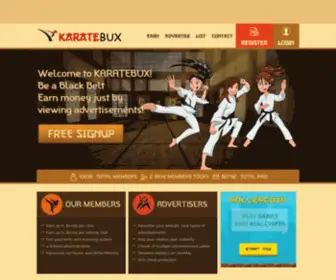 Karatebux.com(Karatebux) Screenshot