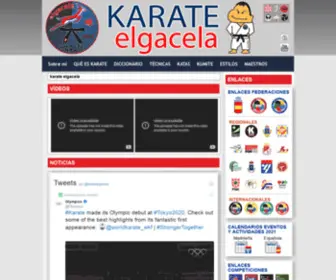 Karateelgacela.com(Karate elgacela) Screenshot