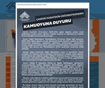 Karatekin.edu.tr(Çankırı) Screenshot