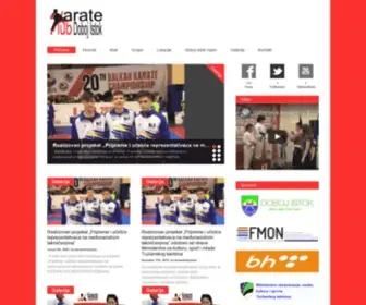 Karateklubdobojistok.org(Karate klub Doboj Istok) Screenshot