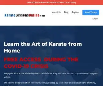 Karatelessonsonline.com(Online Karate Lessons) Screenshot