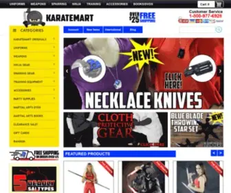 Karatemart.com(Martial Arts Supplies) Screenshot