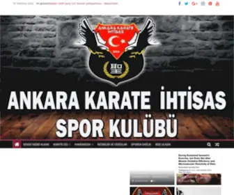 Karate.org.tr(Ankara Karate İhtisas Spor Kulübü Nejmi ALKAN) Screenshot