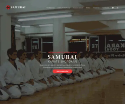 Karatesamurai.com.ar(Karate Samurai) Screenshot