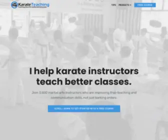 Karatetips.com(Karate Teaching) Screenshot