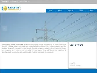 Karathienterprises.com(KARATHI ENTERPRISES) Screenshot