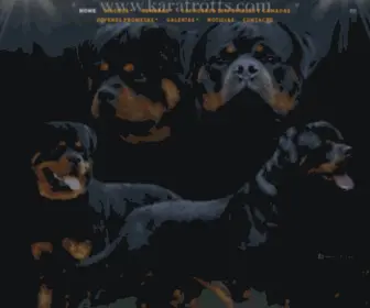 Karatrotts.com(Criadero especializado en ROTTWEILER de lineas 100% Europeas) Screenshot