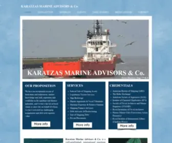 Karatzas.com(Karatzas Marine Advisors & Co) Screenshot