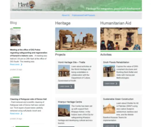 Karavankarachi.com(Heritage Foundation of Pakistan) Screenshot