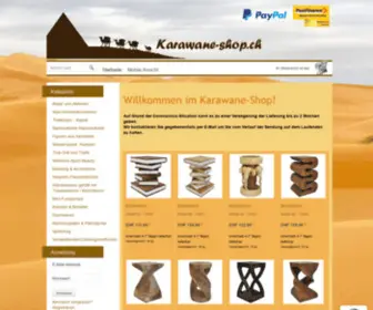 Karawane-Shop.ch(Karawane-Shop Startseite) Screenshot