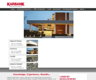 Karbank.com(Karbank real estate company) Screenshot