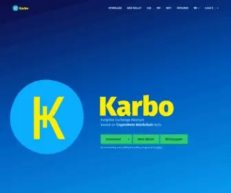Karbo.io(Cryptographic Digital Exchange Medium) Screenshot