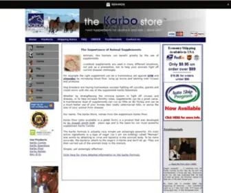 KarboStore.com(The Karbo Store) Screenshot