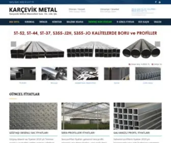 Karcevikmetal.com.tr(Karçevik Metal Mamülleri San) Screenshot