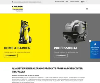 Karcher-Center-Trafalgar.co.uk(Karcher Cleaning Products & Machines) Screenshot