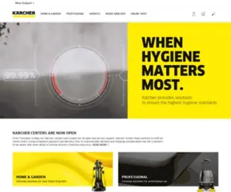 Karcher.co.nz(Cleaning Appliances & Solutions for Home & Commercial Use) Screenshot