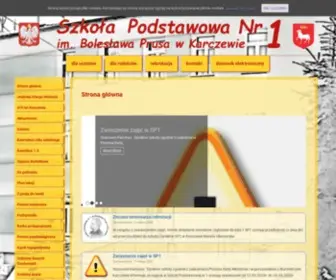 Karczew.edu.pl(Szkoła Podstawowa Nr 1 w Karczewie) Screenshot