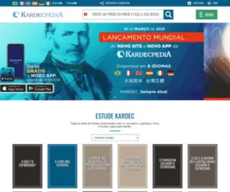 KardecPedia.com.br(Estude as obras de Allan Kardec) Screenshot