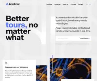 Kardinal.ai(Route Optimization SaaS solution) Screenshot