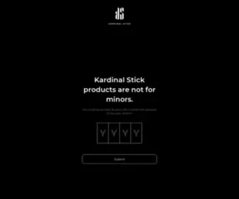 Kardinalstick.com(Kardinal Stick) Screenshot