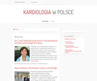 Kardiologiawpolsce.pl(Kardiologiawpolsce) Screenshot