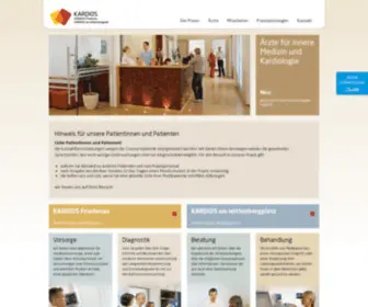 Kardios.de(Kardiologen Berlin) Screenshot
