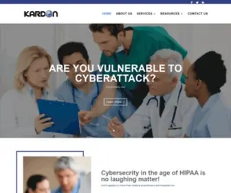 Kardonhq.com(HIPAA Training HIPAA Consulting and Assessments Nationwide) Screenshot