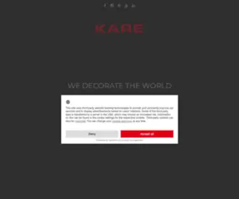 Kare-Design.com(KARE Design) Screenshot