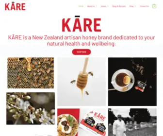 Kare.co.nz(Artisan Honey from New Zealand) Screenshot