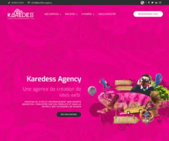 Karedess.agency(Agence Web spécialisée dans la création de sites) Screenshot