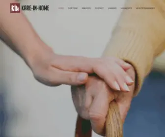 Kareinhome.com(Healthcare Brought Home) Screenshot