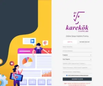 Karekokonlinesinav.com(Online Sınav Sistemi) Screenshot