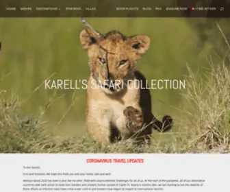 Karellafrica.com(African Vacations) Screenshot