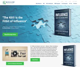 Karen-Keller.com(The Keller Influence Indicator) Screenshot