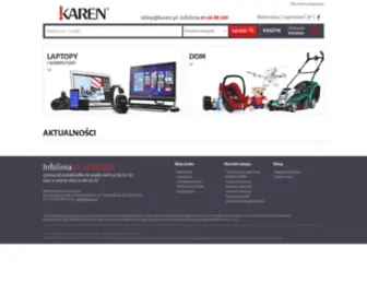 Karen.com.pl(Sklep komputerowy) Screenshot